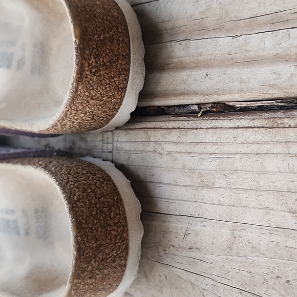 Birkenstock Mayari Lilac Snake Embossed Sandals 7.5 or 38 - Picture 5 of 10
